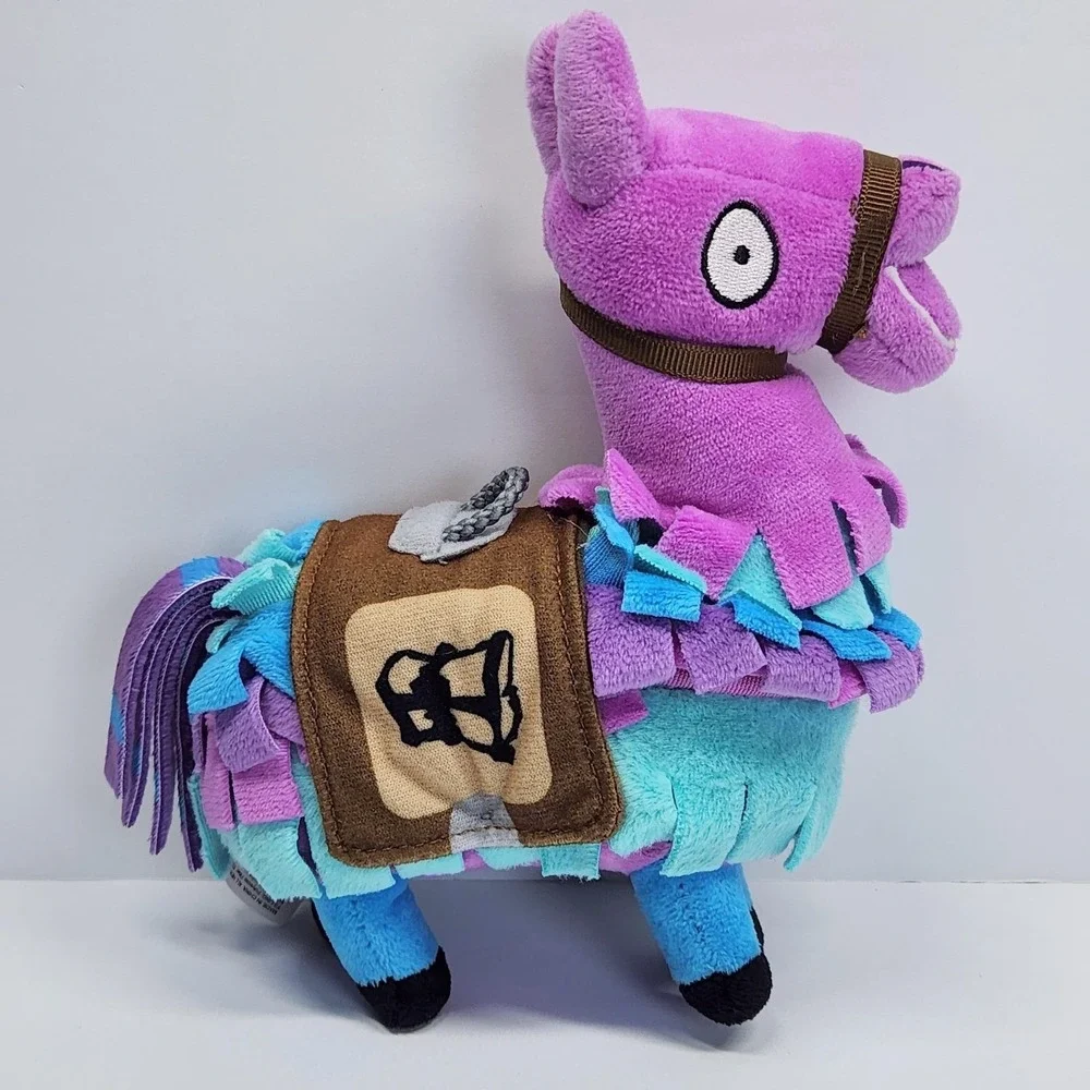 Russ Fortnite Loot Llama Plush Small Stuffed Toy Purple Blue Jazwares 2018 Cute